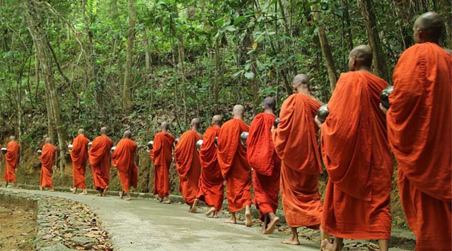 Monniken in Thailand